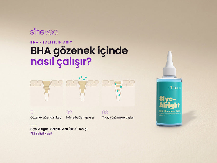 BHA gözenek içinde nasıl çalışır? — Salisilik Asit Nedir? BHA Gözenek İçinde Nasıl Çalışır?