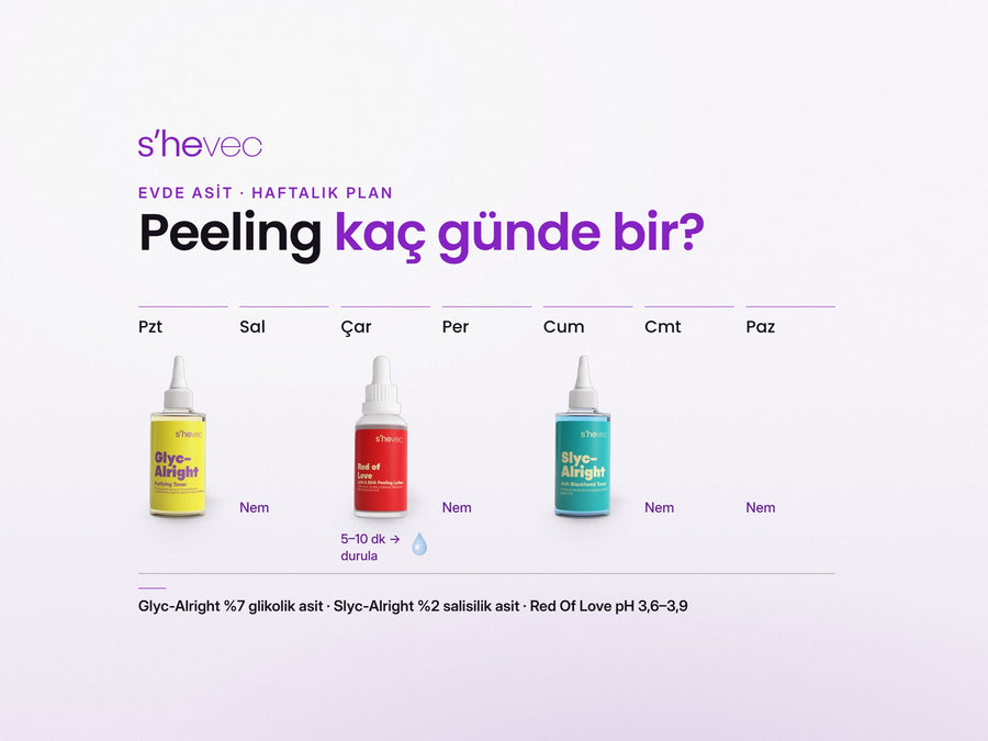 Peeling kaç günde bir? — Evde Asit Kullanımı: Kimyasal Peeling Ne Sıklıkla Yapılmalı?