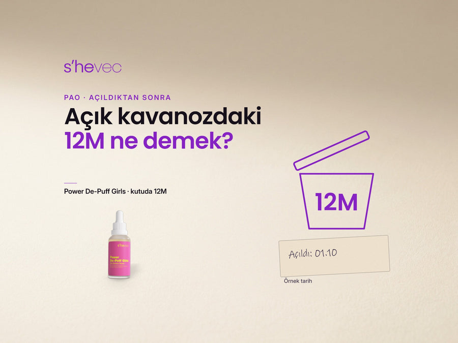 Açık kavanozdaki 12M ne demek? — PAO Nedir? Açılmış Kozmetiği Ne Kadar Süre Kullanabilirsiniz?