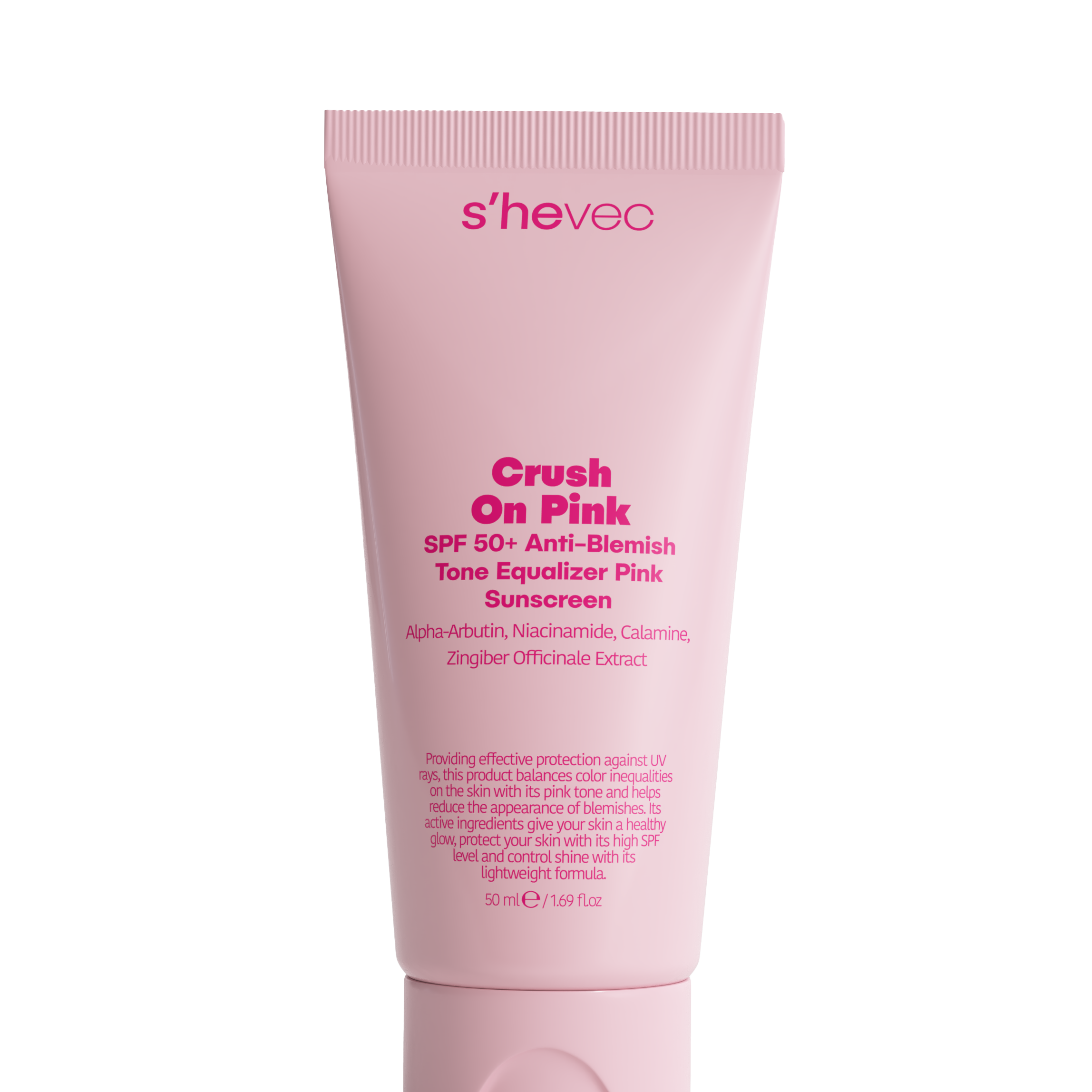 s'hevec Crush On Pink SPF 50+ Pembe Ton Eşitleyici 50 ml