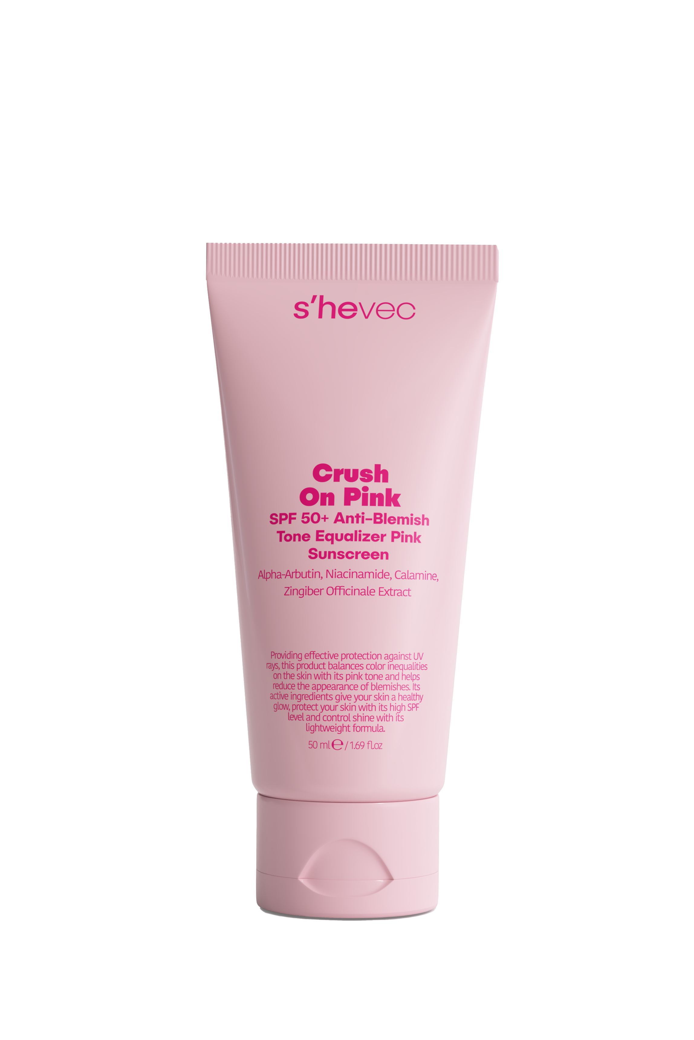 s'hevec Crush On Pink SPF 50+ Pembe Ton Eşitleyici 50 ml