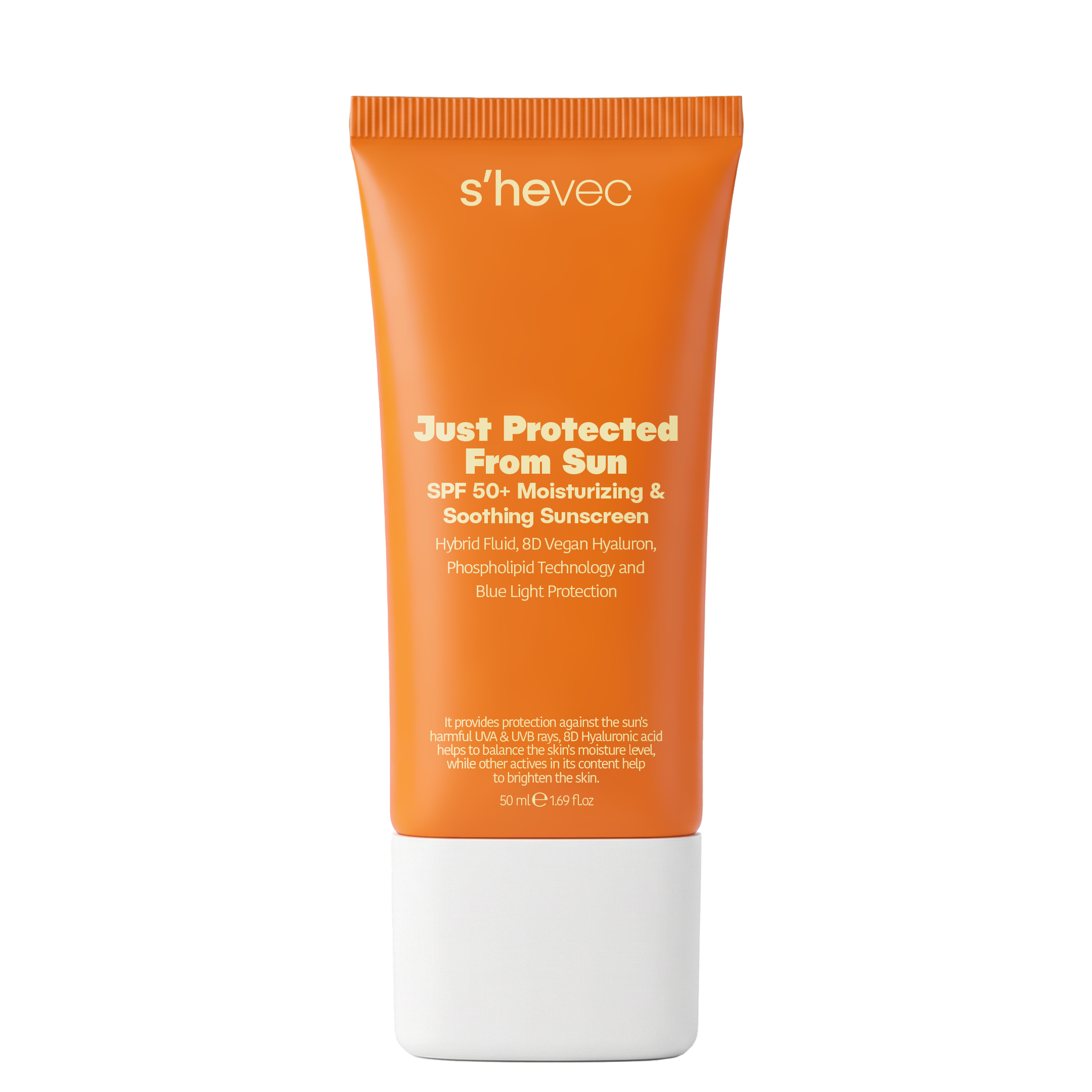 s'hevec Just Protected From Sun SPF 50+ Hibrit Güneş Kremi 50 ml