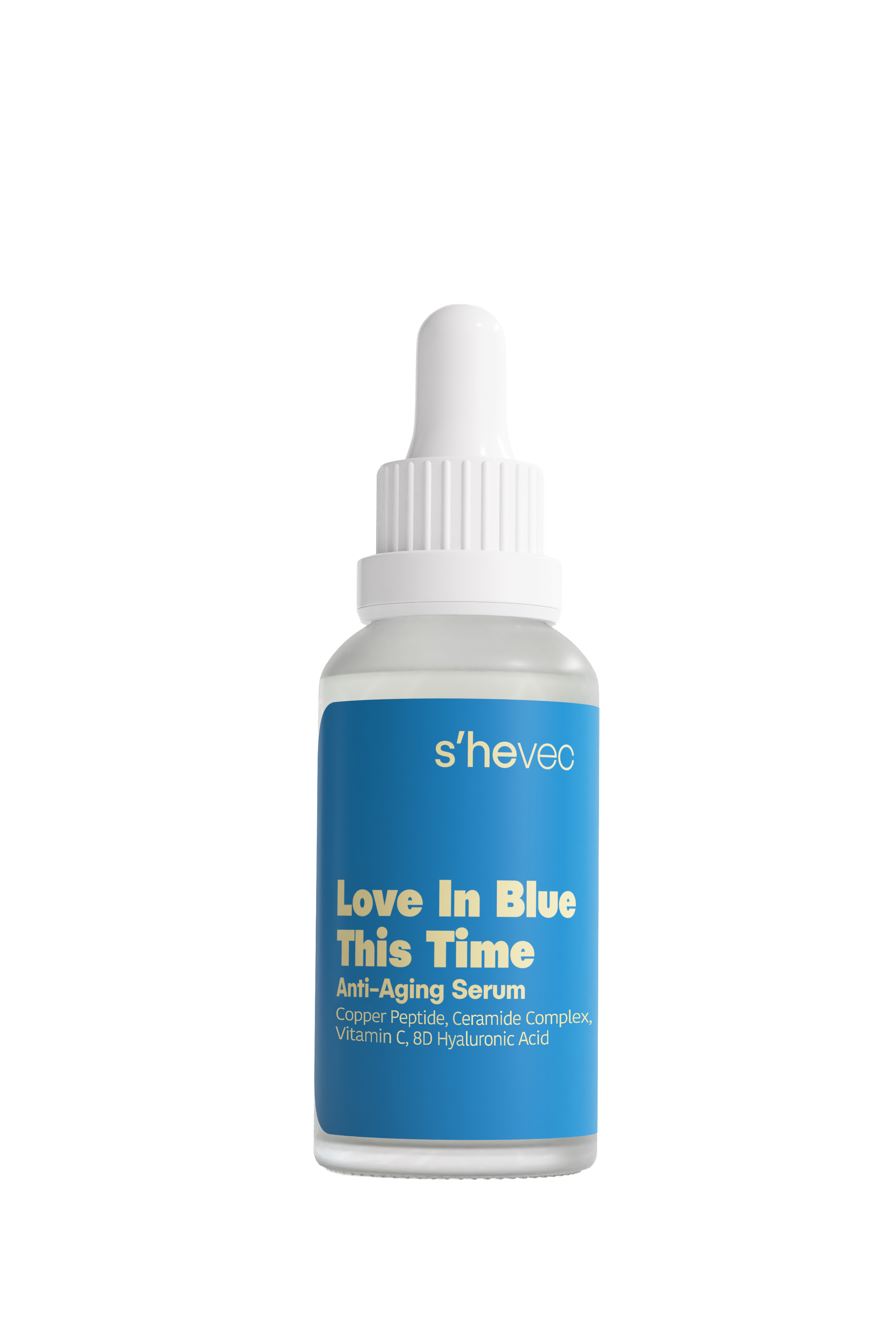 s'hevec Love In Blue This Time Bariyer Destekli Bakır Peptit Serumu 30 ml