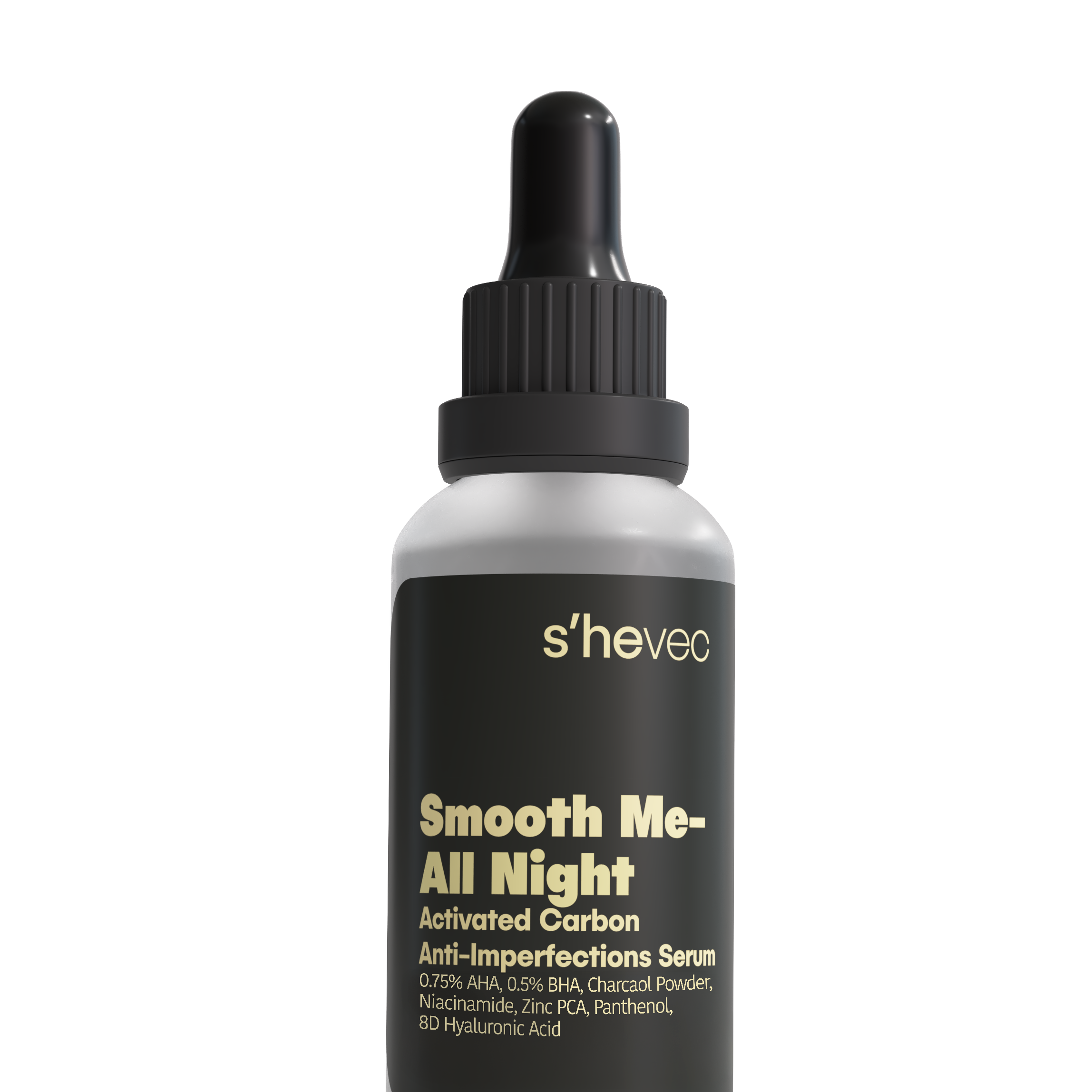 s'hevec Smooth Me All Night Aktif Karbon Gece Serumu 30 ml