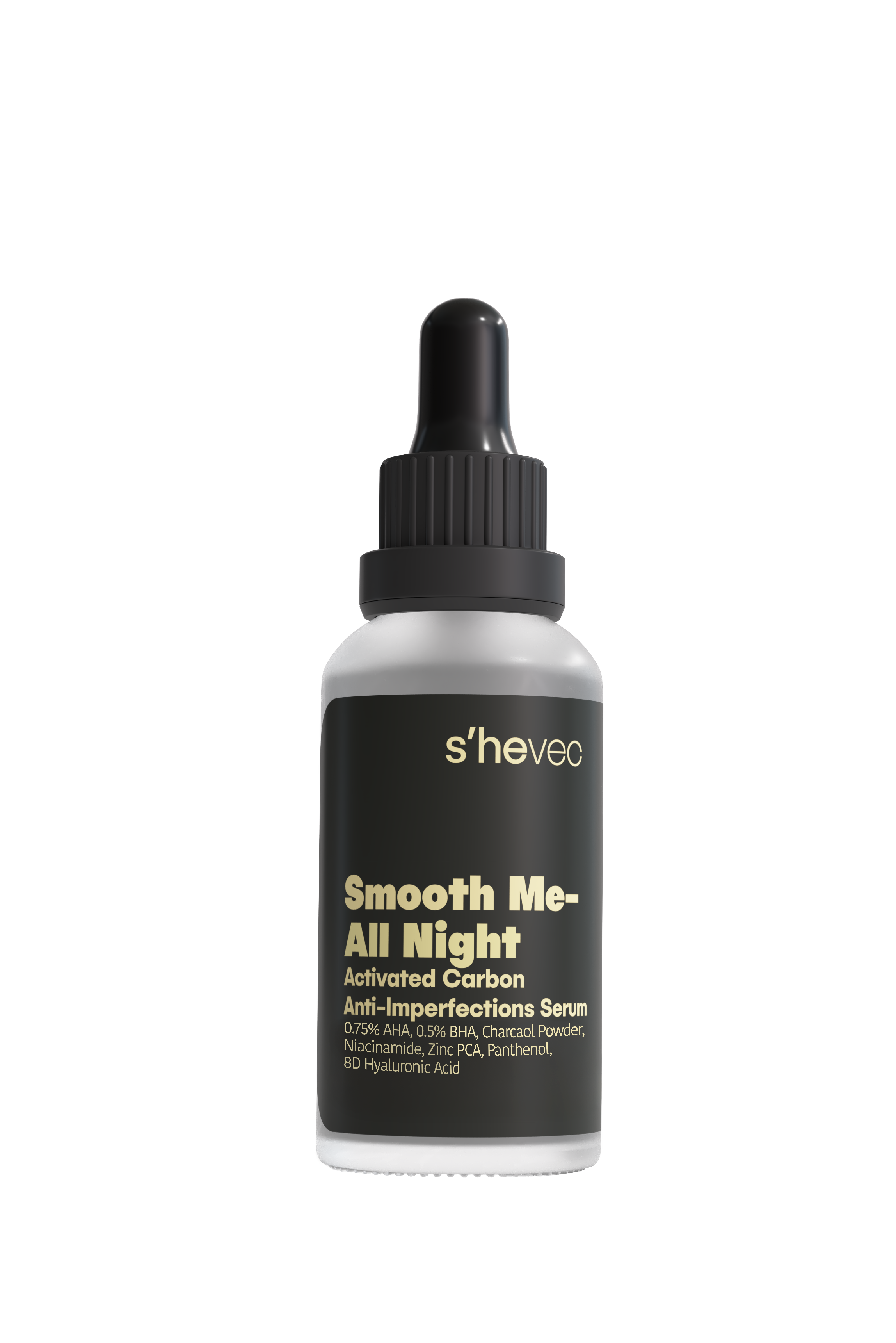 s'hevec Smooth Me All Night Aktif Karbon Gece Serumu 30 ml