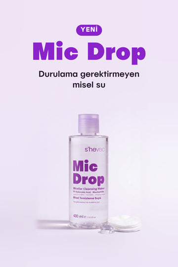 Yeni Mic Drop: durulama gerektirmeyen misel su